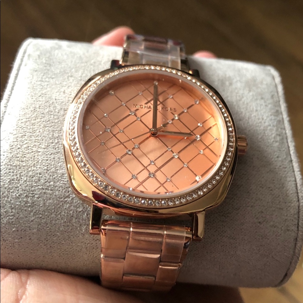FREE SHIPPING! MICHAEL KORS-NWT Rose Gold WATCH - Picture 7 of 12